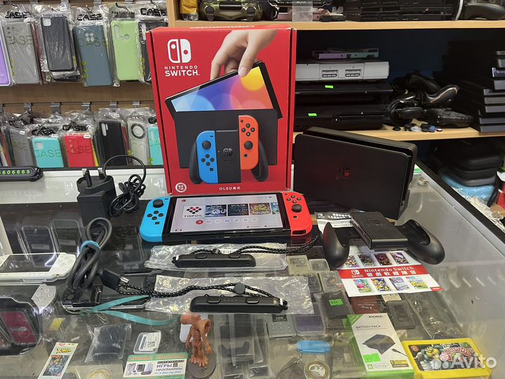 Nintendo switch oled Чип+20 игр