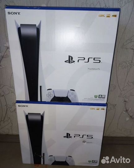 Приставка Sony Playstation PS5 1tb с дисководом
