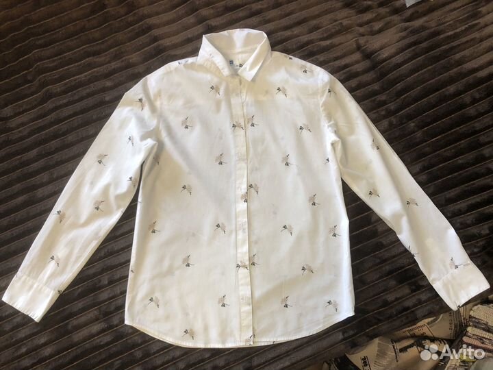 Школьная рубашка для девочки на рост 164 см