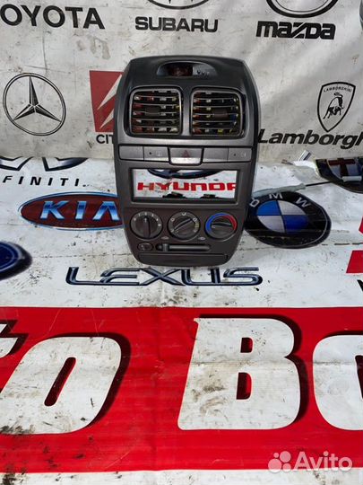 Блок управления отопителем C конд Hyundai Accent