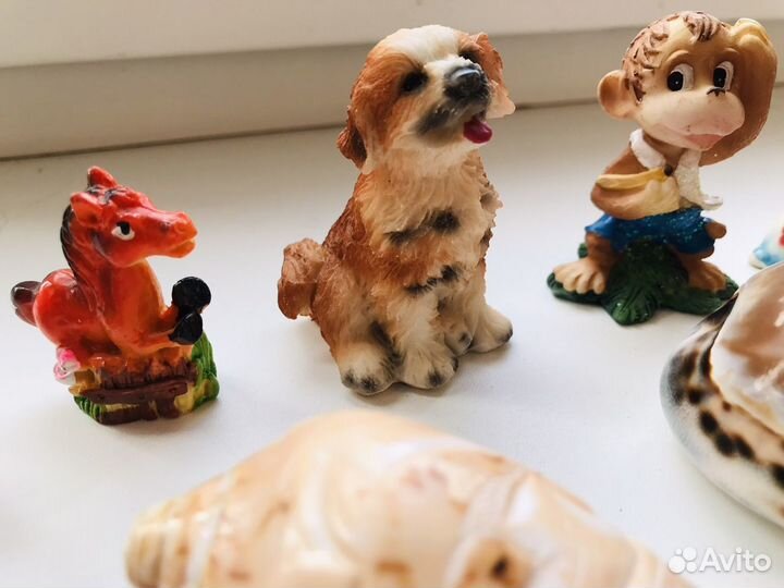 Ракушки и фигурки