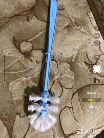 Ваза мишка для ванной комнаты фаянсовый с ершиком