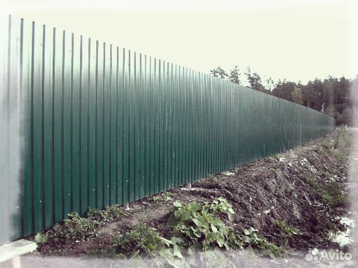 Забор из профнастила