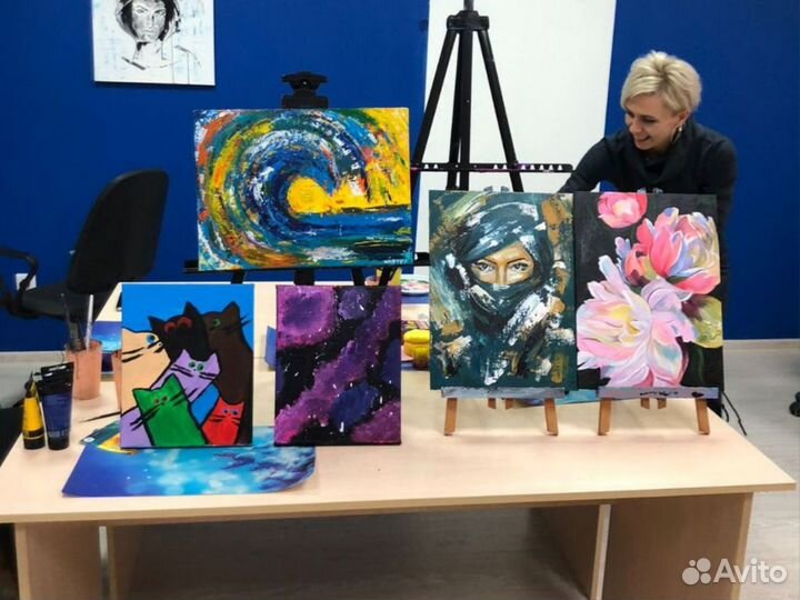 Мастер класс для взрослых живопись, рисование