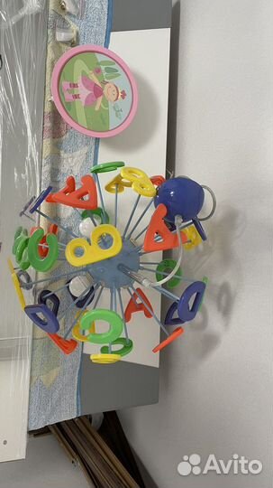 Люстра в детскую комнату + светильник