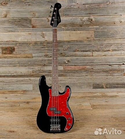 Бас-гитара Fender Squier Pro Tone PJ черная 1997 купить в Москве с ...