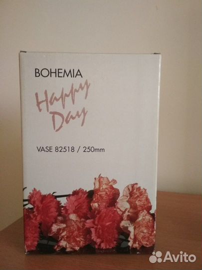 Ваза Богемское стекло