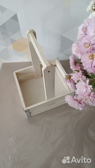 Деревянный ящик для подарка или хранения