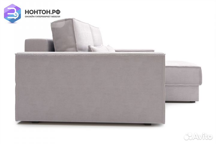 Диван угловой тик-так Сохо бежевый