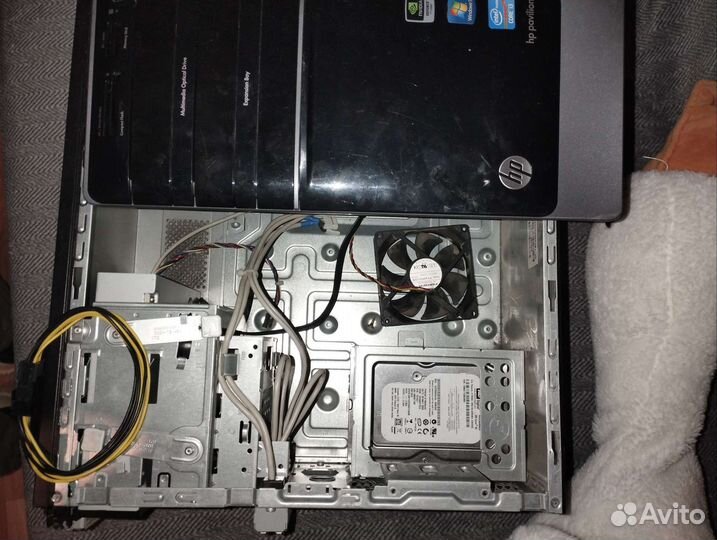 Корпус для пк вместе с жёстким диском 250гб