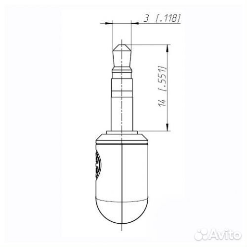 Разъем MiniJack 3,5 Stereo Neutrik NTP3RC-B (углов