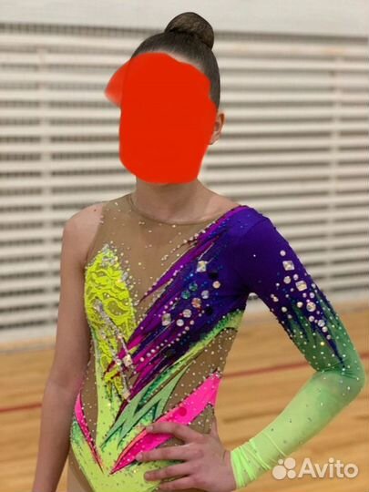 Купальник для спортивной аэробики, гимнастики