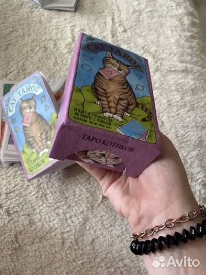 Таро-котиков(78 карт и руководство в футляре)