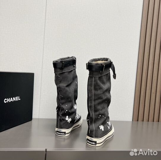 Сапоги кеды Chanel