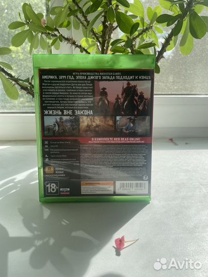 Red Dead redemption 2 xbox one диск