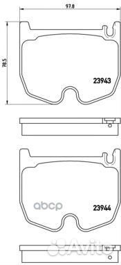 Колодки тормозные дисковые передн, mercedes-ben