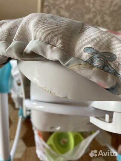 Детский стульчик для кормления happy baby