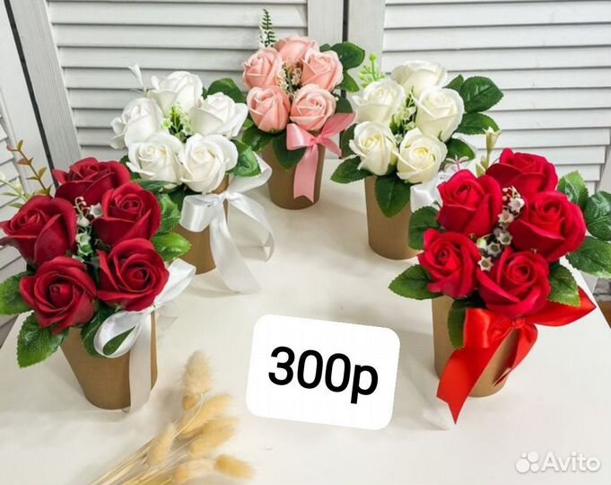 Букет из мыла на 8 марта