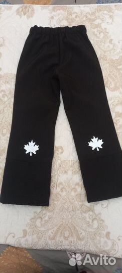 Утепленные брюки 134 для мальчика