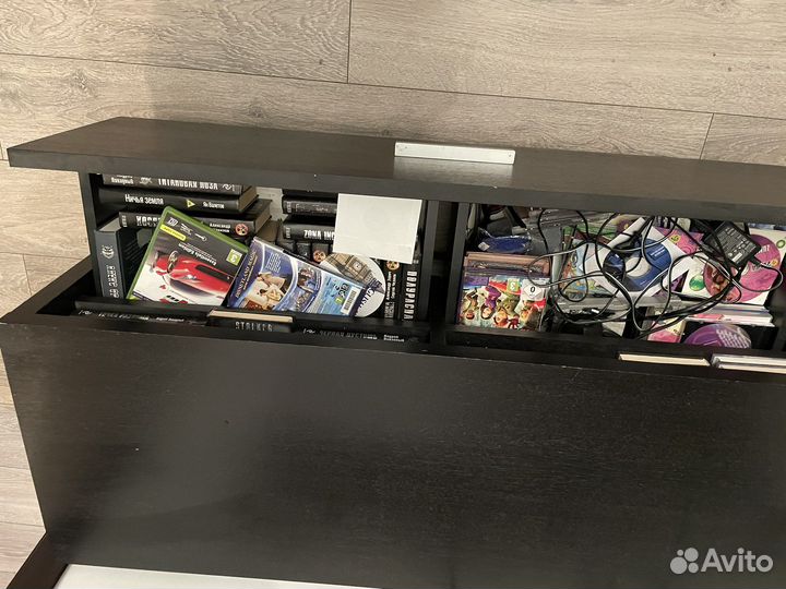 Тумба под телевизор модуль скамья шпон венге