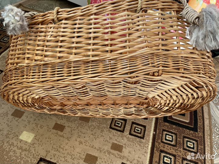 Детская подвесная люлька, качеля плетеная