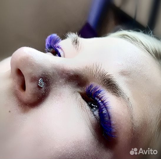 Наращивание ресниц на дому