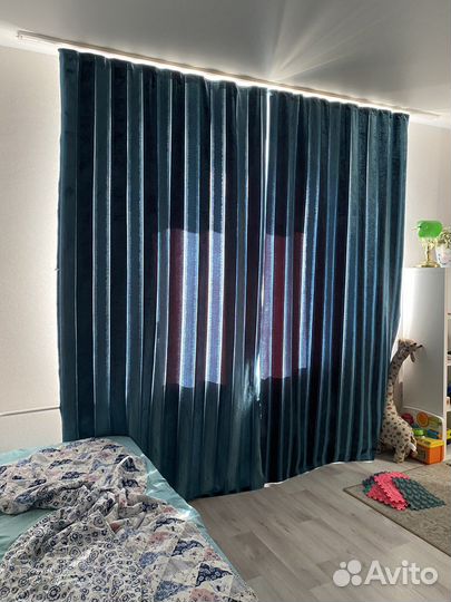 Шторы портьерные 260 см блэкаут 2шт