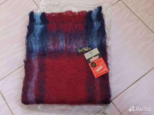 Шарф мохеровый 28см х 127см новый Индия