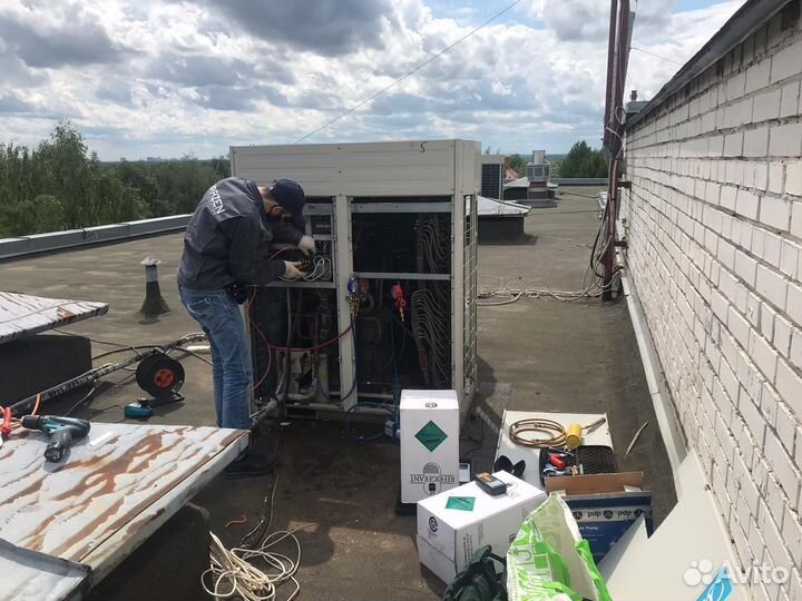 Установка кондиционера факойла