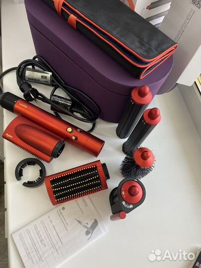 Стайлер dyson airwrap complete long Orange Topaz