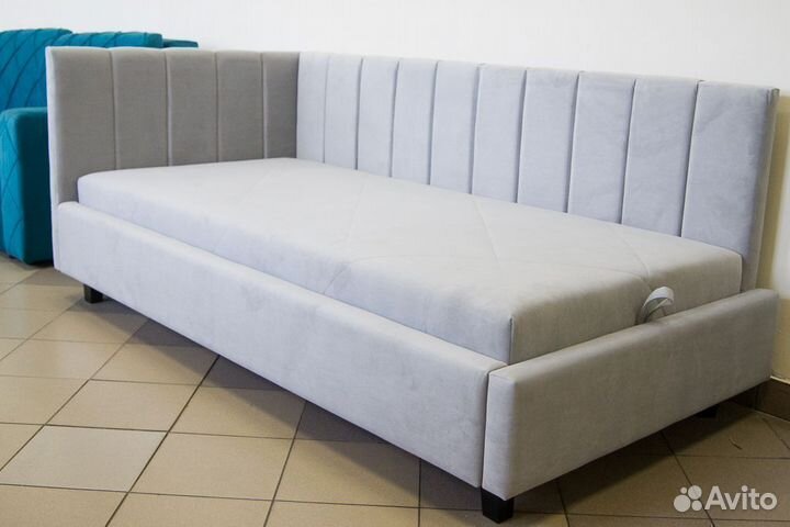 Диван Тахта с матрасом и бельевым ящиком Афина 90