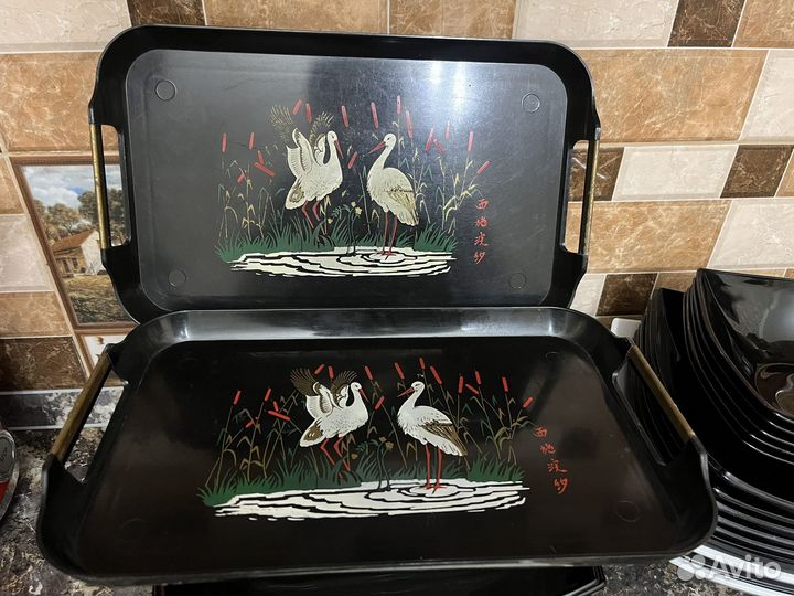 Пластиковые подносы бу