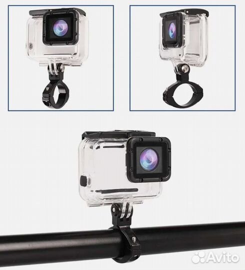 Метал крепление на руль 30-32 мм gopro