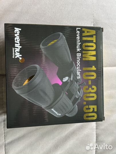 Бинокль Levenhuk atom 10-30.50