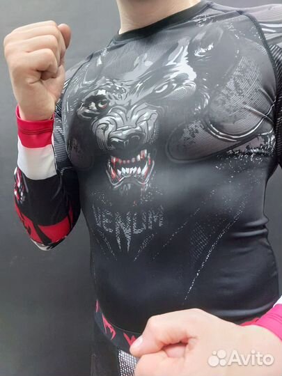 Комплект: рашгард + компрессионные штаны venum