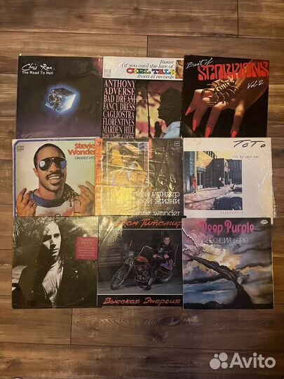 Виниловые пластинки разных жанров
