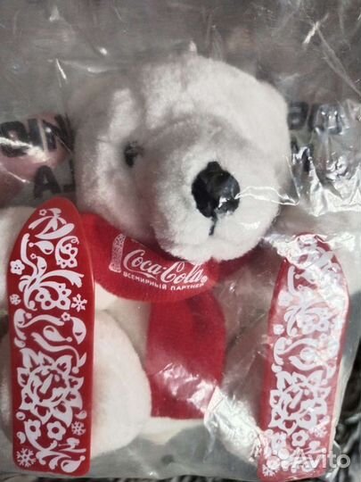 Мишки плюшевые Кока-Кола