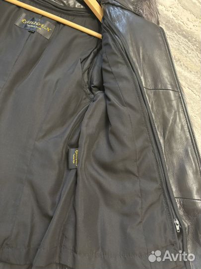 Куртка кожаная женская с мехом 44-46