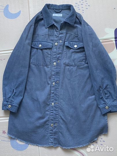 Рубашка платье удлиненная Zara 164