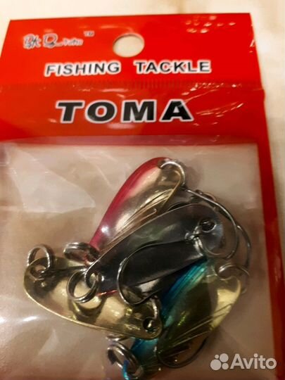 Блесны на форель и окуня комплект 5 шт