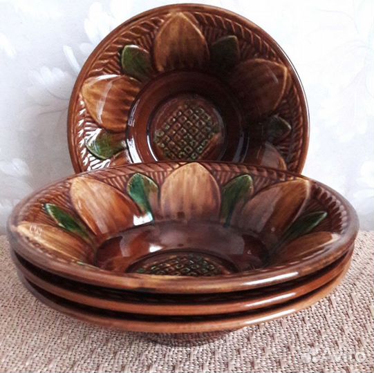 Винтаж: Керамические тарелочки Конаково