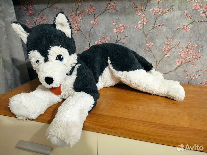 Собака хаски IKEA игрушка большая