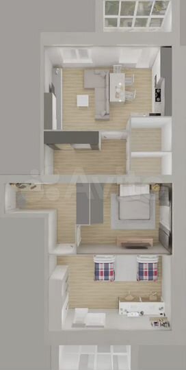 2-к. квартира, 85,6 м², 7/10 эт.