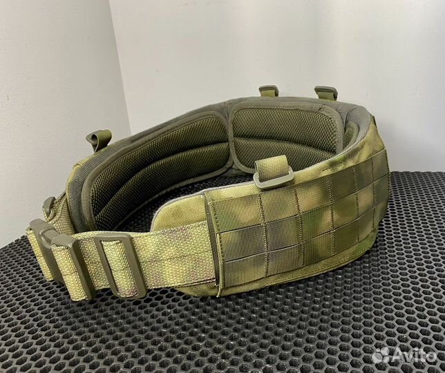 Боевой тактический пояс варбелт с капами