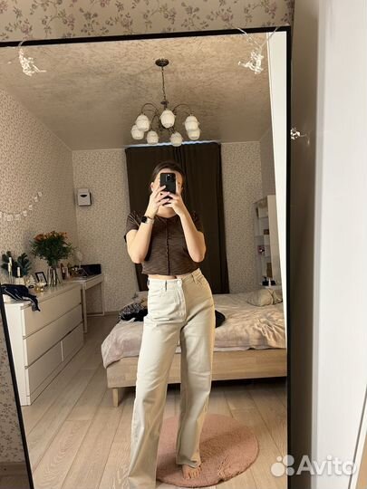 Брюки бежевые женские