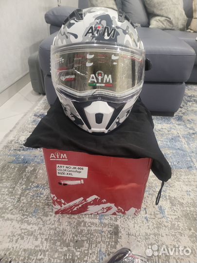 Модуляр снегоходный шлем(новый)