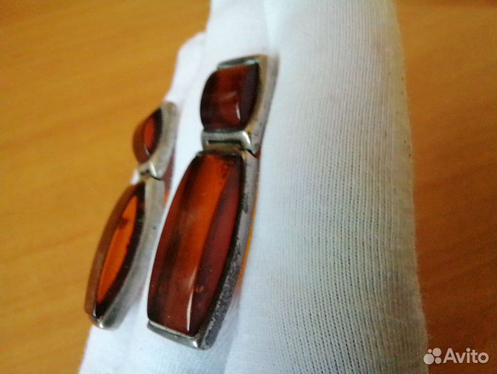 Винтажные серьги серебро СССР