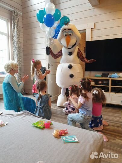 Аниматор Холодное сердце Эльза Анна Олаф Кристоф