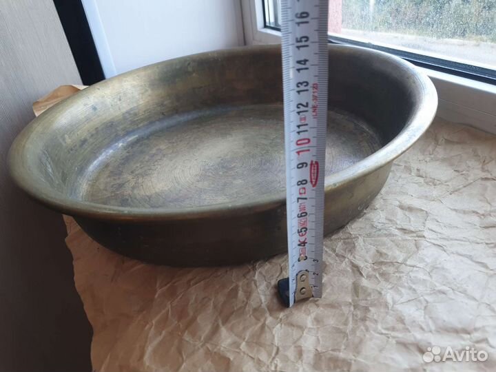 Таз латунный СССР