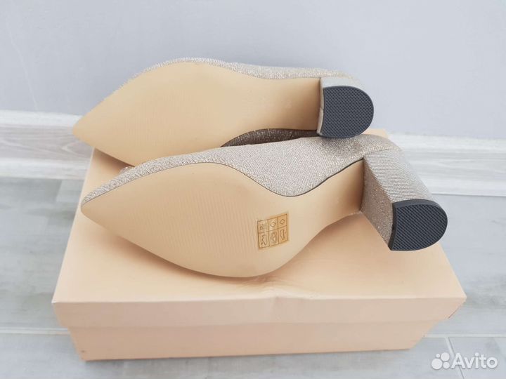 Туфли новые люрекс